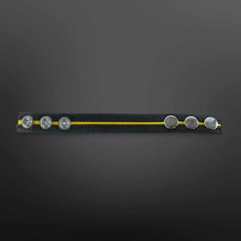 Cockring in Pelle Regolabile The Red Giallo