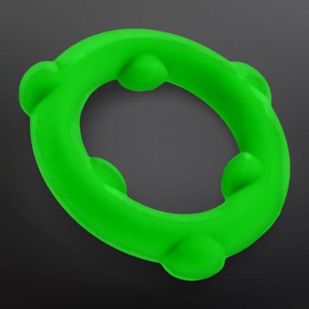 Cockring silikonowy SPINNER Oxballs 25 mm Zielony Frog