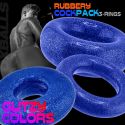 Cockringe Oxballs COCKPACK multi design 3-Pack Blue Fire
