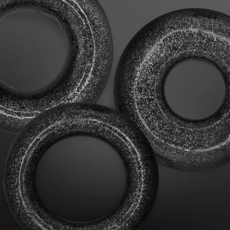 Cockringe Oxballs COCKPACK multi design 3-Pack Black Mica