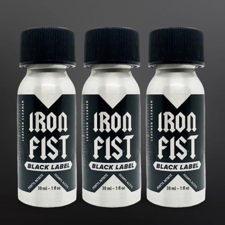 Poppers Iron Fist Black Label 24ml X3