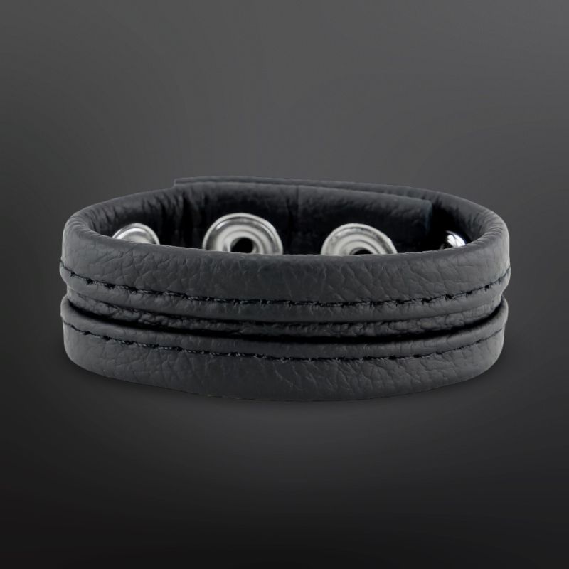 Cockring de Cuero Ajustable The Red Negro