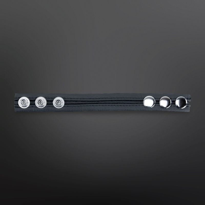 Verstellbarer Leder-Cockring The Red Schwarz