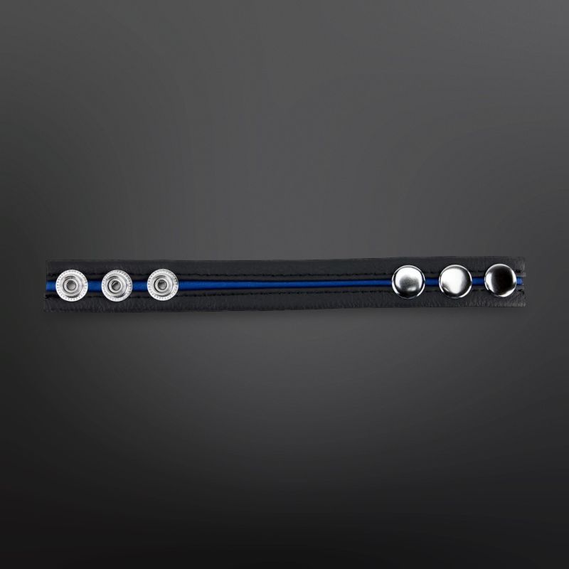 Adjustable Leather Cockring The Red Blue