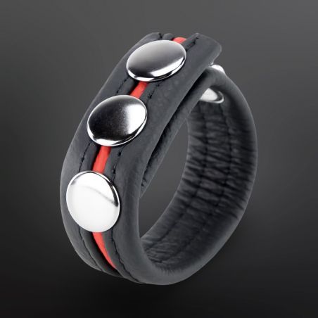 Cockring de Cuero Ajustable The Red Rojo