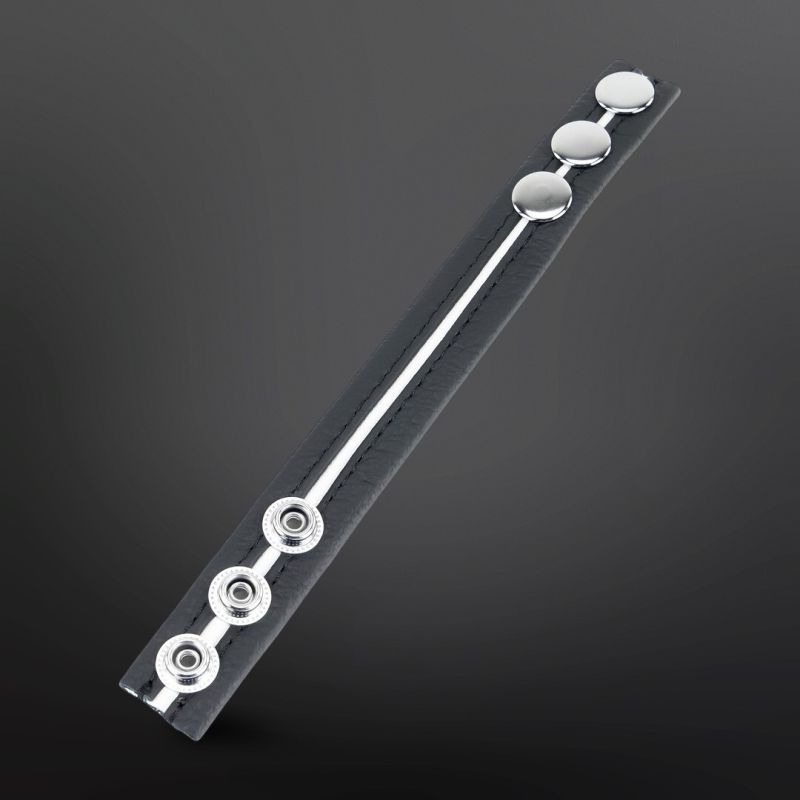 Verstellbarer Leder-Cockring The Red Weiß